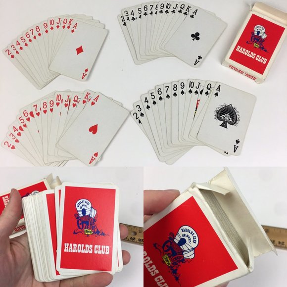 3 Vtg Mostly Sealed Redman Fine Cut Tobacco Playing Cards 1 Harolds‎ Club Reno - Picture 4 of 8